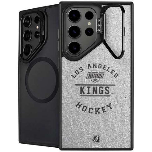 NHL Los Angeles Kings Black Text Galaxy S25 Ultra Kickstand Case
